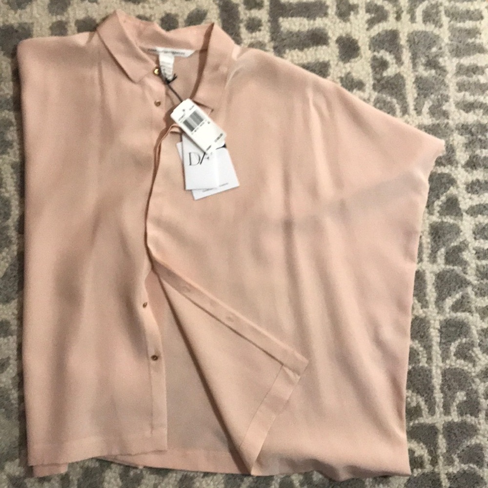 DVF  silk blouse